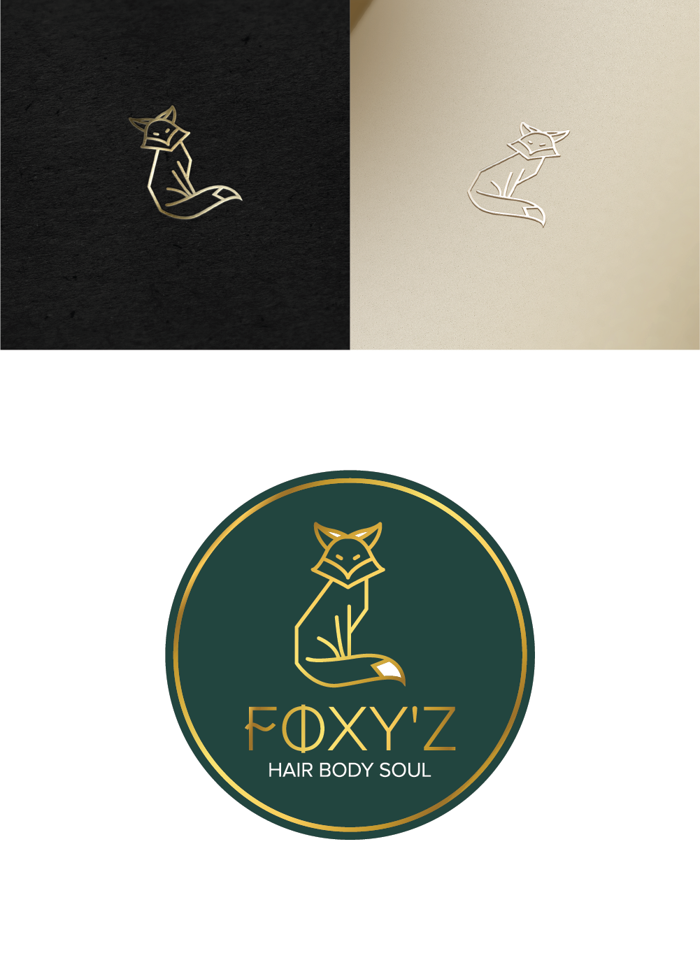 Logo-Design von Wild Geek für Foxy'z Hair Body Soul | Design #18988361