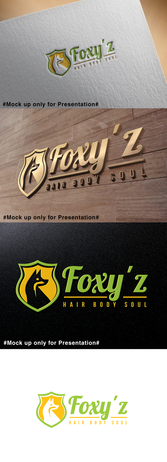 Logo Design by designmind78 for Foxy'z Hair Body Soul | Design #18932352