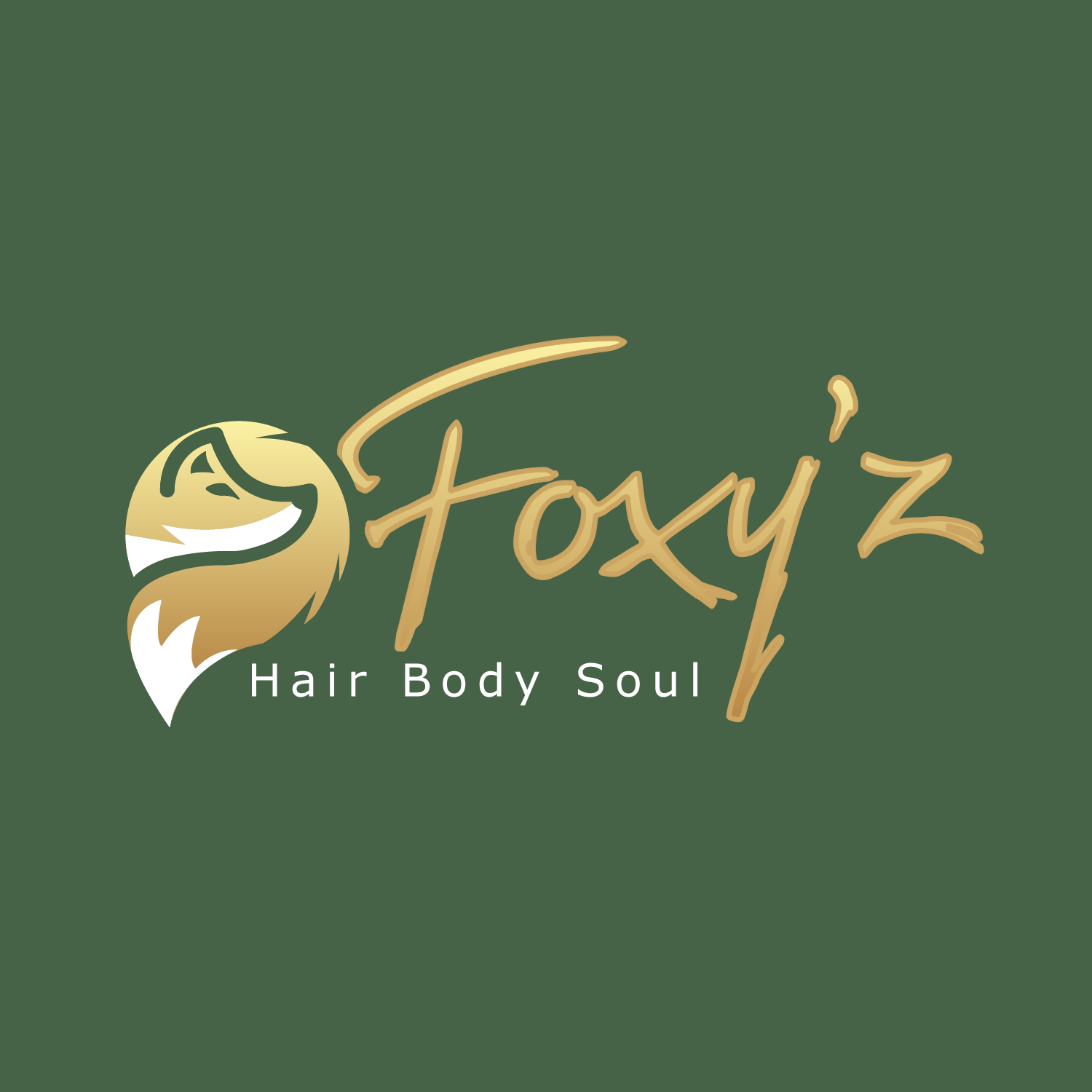Logo-Design von FeriasVirtualesCR für Foxy'z Hair Body Soul | Design #18967262