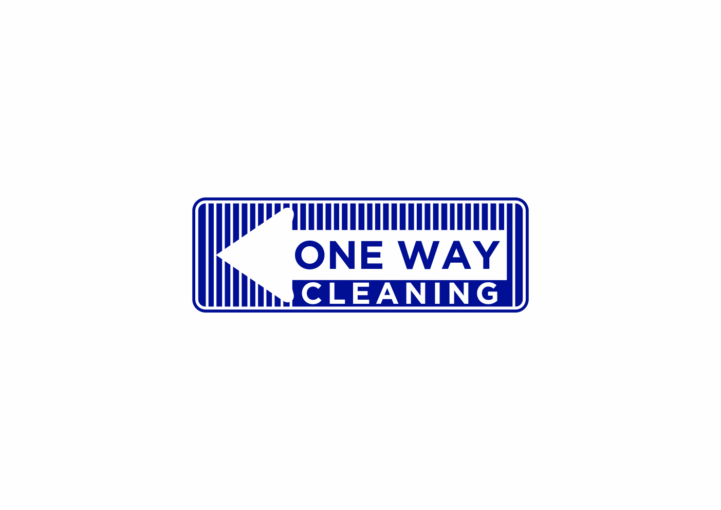Modern Bold Cleaning Service Logo Design For One Way By Cleaning Service Logo Design