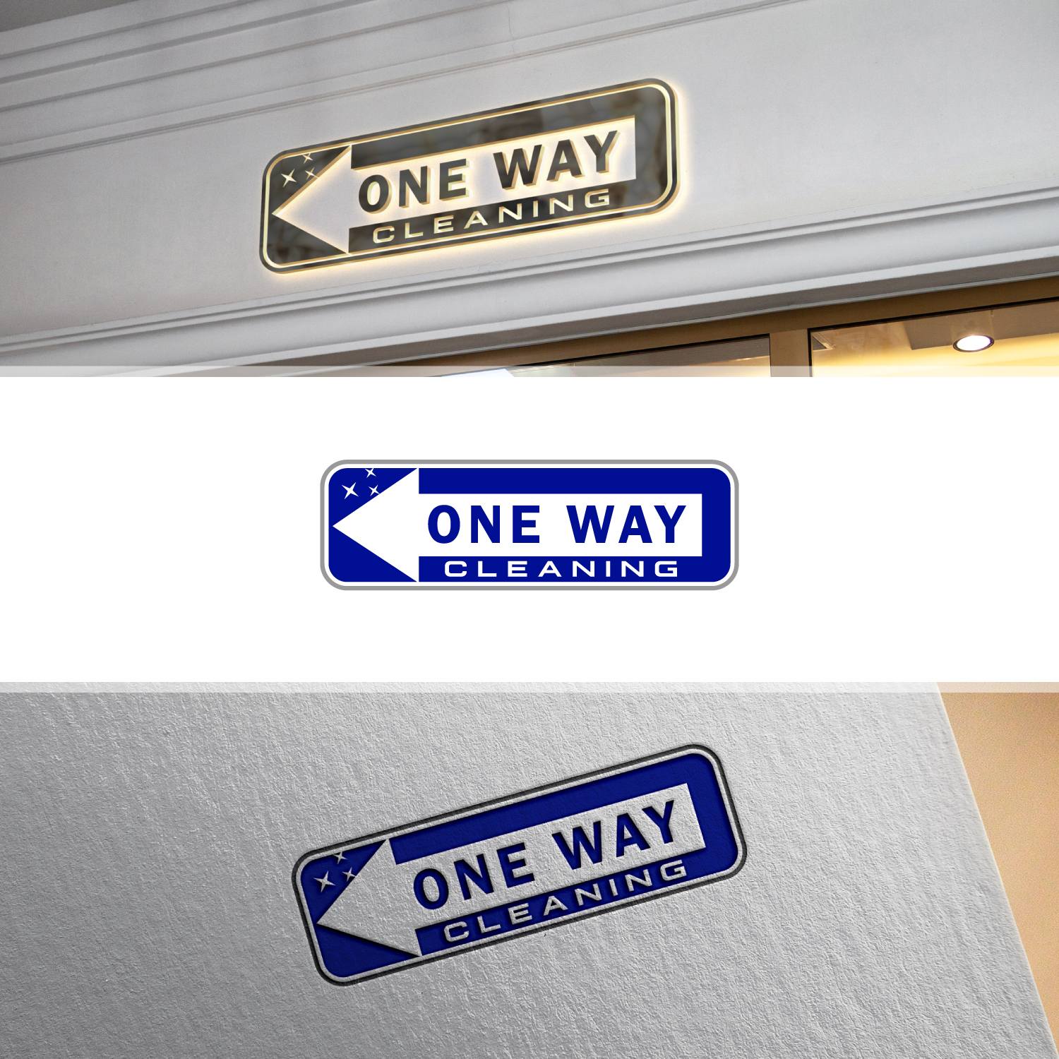 Modern Bold Cleaning Service Logo Design For One Way By Logo Design By Best One For Way Cleaning 19840842