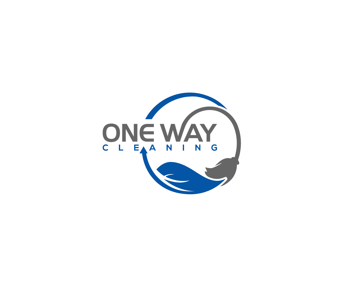 Logo Design by mascot logo for One Way Cleaning | Design: #19855756