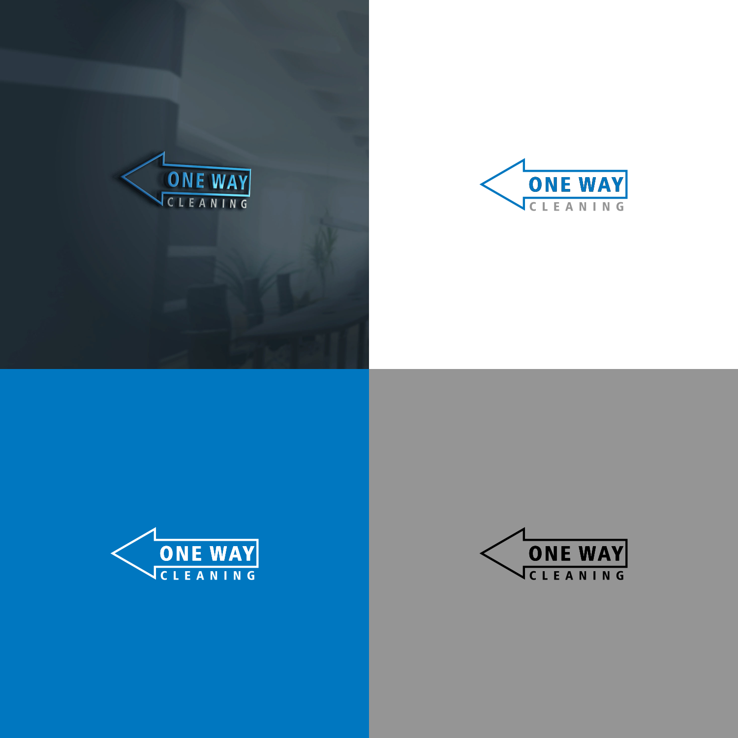 Diseño de Logo por suthita 2 para One Way Cleaning | Diseño #19842379