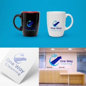 Logo Design by Ali53 for One Way Cleaning | Design: #19870129