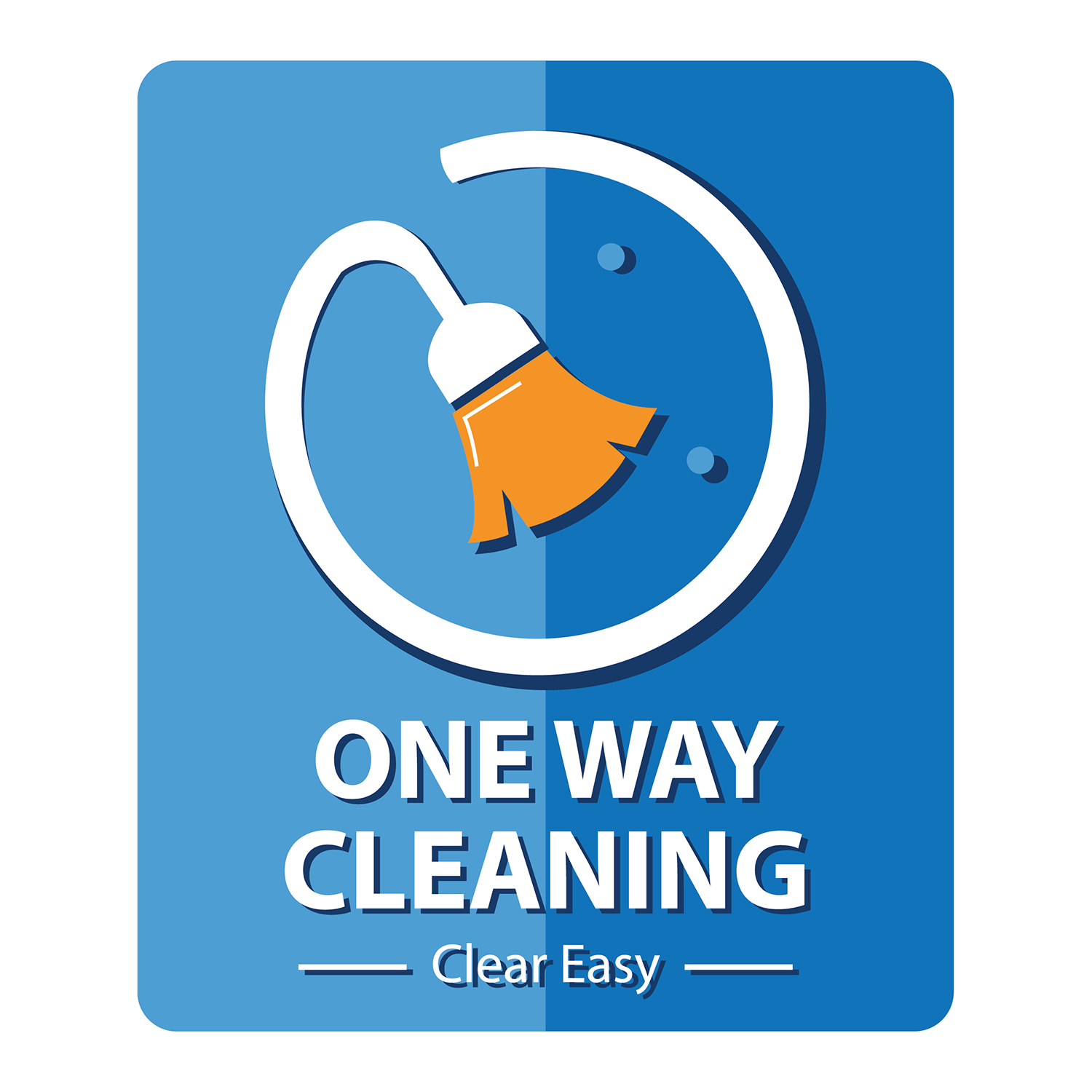 Modern Bold Cleaning Service Logo Design For One Way By Logo Design By Lasiaf28 For One Way Cleaning 19842889
