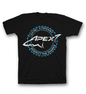 Apex Shark Fishing - T-shirt Design | T-shirt Design by saka.aleksandar