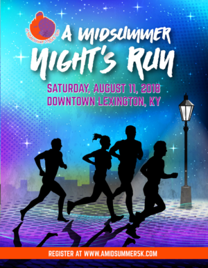 A Midsummer Night's Run Poster | Diseño de Póster por Pinky 