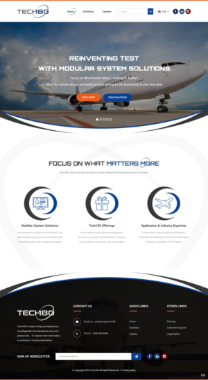 Web Design by pb for Tech180 | Design: #18944800