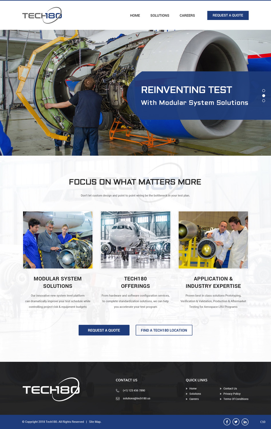 Diseño Web por pb para Tech180 | Diseño #18944804