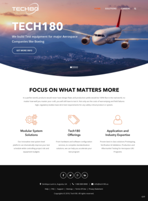 Diseño Web por pb para Tech180 | Diseño: #18944806