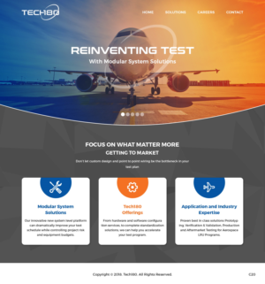 Web Design by pb for Tech180 | Design: #18944809