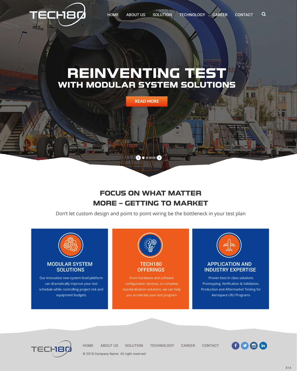 Diseño Web por pb para Tech180 | Diseño #18944817