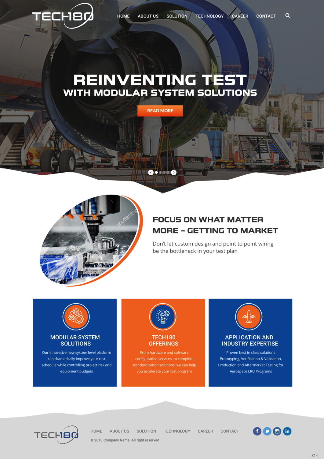 Diseño Web por pb para Tech180 | Diseño #18944818