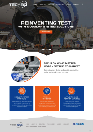 Web Design by pb for Tech180 | Design: #18944818