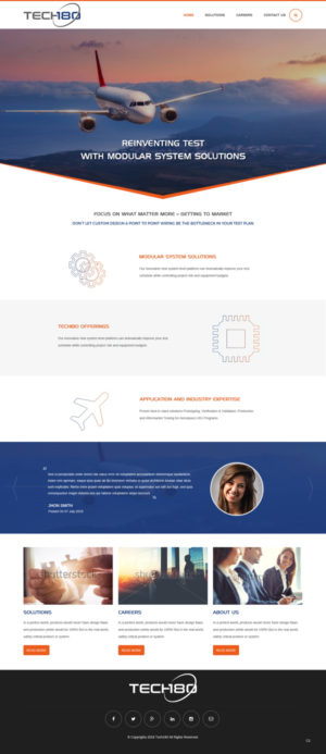 Web Design by pb for Tech180 | Design: #18967569