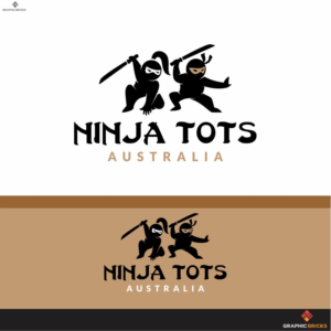 NINJA TOTS AUSTRALIA | Logo Design by Graphic Bricks