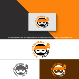 NINJA TOTS AUSTRALIA | Logo Design by Riv.