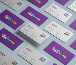 Business Card Design for Totzone (Hires out childrens play areas) | Business Card Design by Tilt