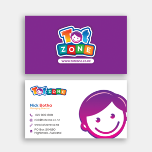 Business Card Design for Totzone (Hires out childrens play areas) | Business Card Design by Moumita_