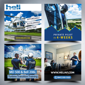 Banner Ad Design by cahkuli for Heli Aviation Florida, LLC | Design: #18944969