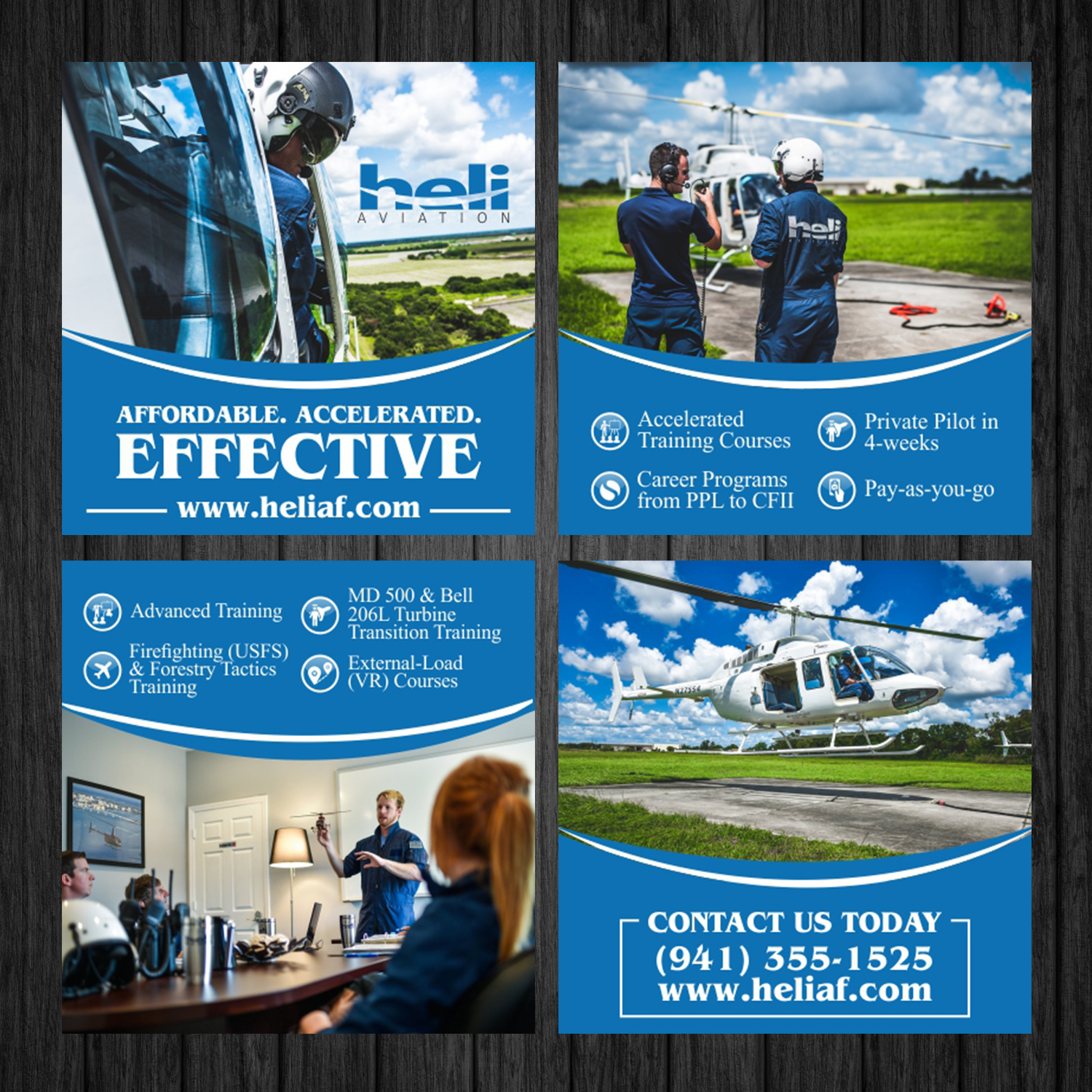 Banner Ad Design by ecorokerz for Heli Aviation Florida, LLC | Design #18931080