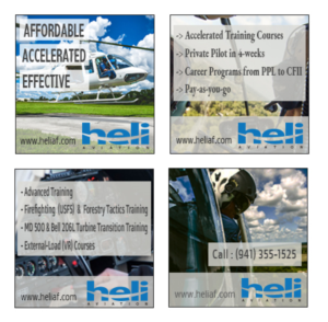 Banner Ad Design by jnh for Heli Aviation Florida, LLC | Design: #18931542