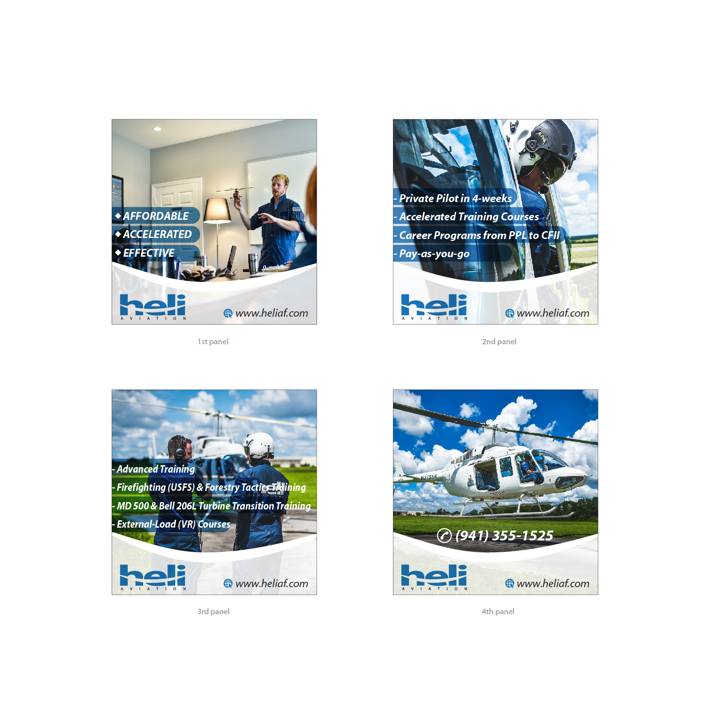 Banner Ad Design by jrayhan for Heli Aviation Florida, LLC | Design: #18930341