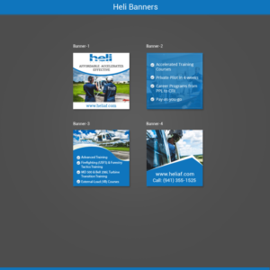 Banner-Design von Pd Work für Heli Aviation Florida, LLC | Design #18934189