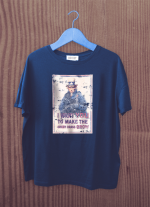 Home of the Free Clothing is looking to add a t shirt design with an updated Uncle Sam image for the | T-shirt Design by Melissa 11