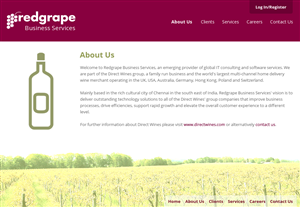 Diseño Web por Jack T para Redgrape Business Services | Diseño #3080466