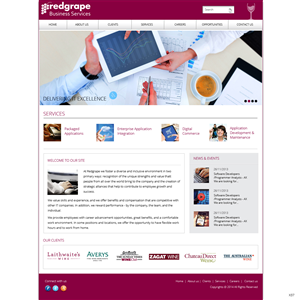 Web-Design von pb für Redgrape Business Services | Design: #2915971