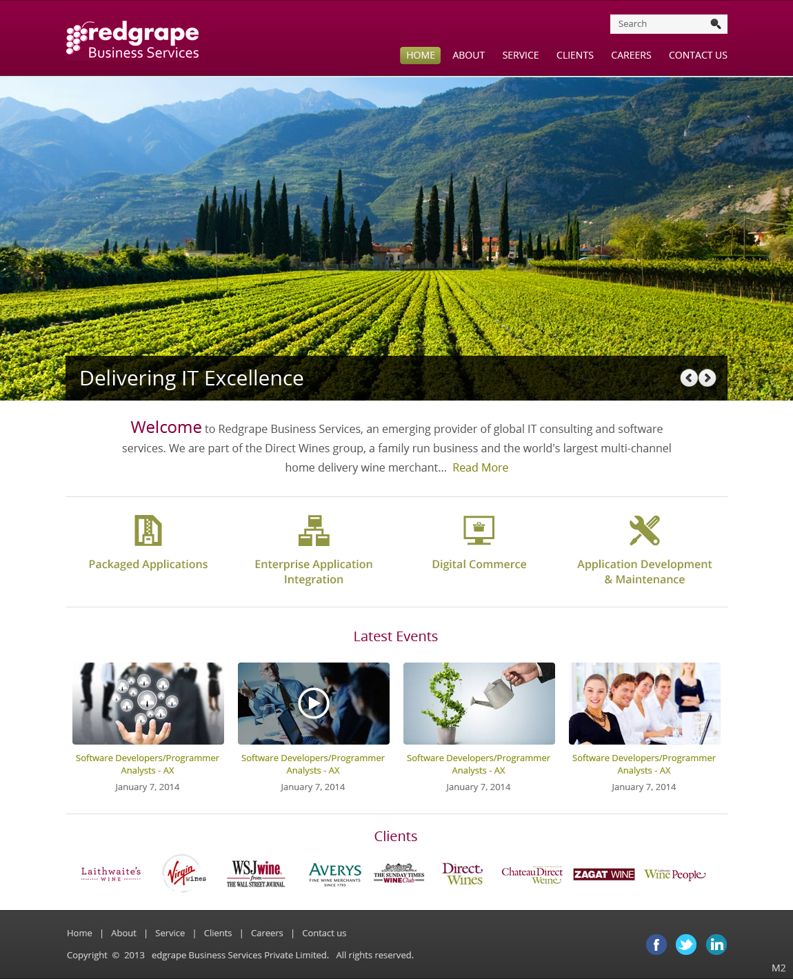 Web-Design von pb für Redgrape Business Services | Design #2915980