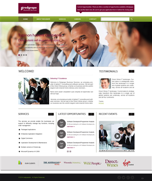 Web-Design von pb für Redgrape Business Services | Design: #3043098