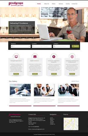 Web-Design von OM für Redgrape Business Services | Design: #2973832