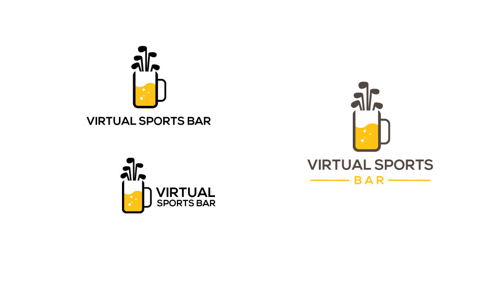 Logo Design by Gentle Spring Rain for Virtual Sports Bar | Design #18991069