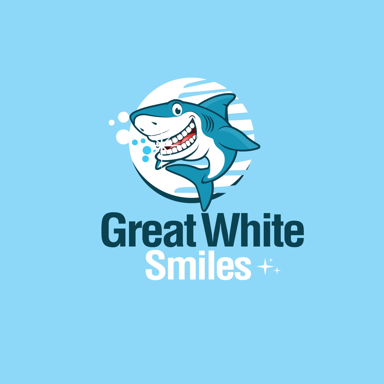 Logo Design by Mosa Abo swelem for Great White Smiles  | Design #18959694