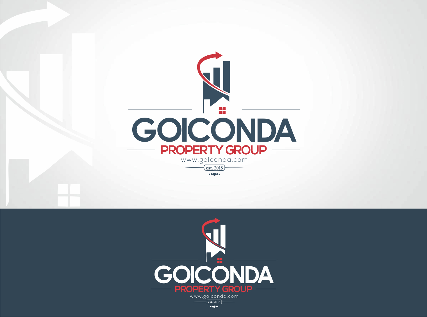 Diseño de Logo por nikkiblue para Golconda Property Group | Diseño #18939963