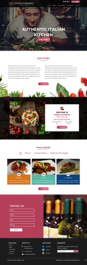 Web Design by pb for The Wild Web | Design: #18940227