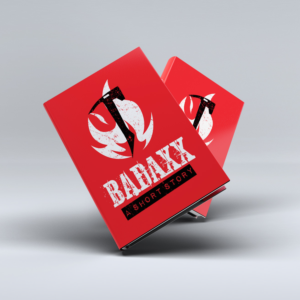 Book cover for a book titled BADAXX: A Short Story about an badass African American woman firefighte | Book Cover Design by Valtti Design