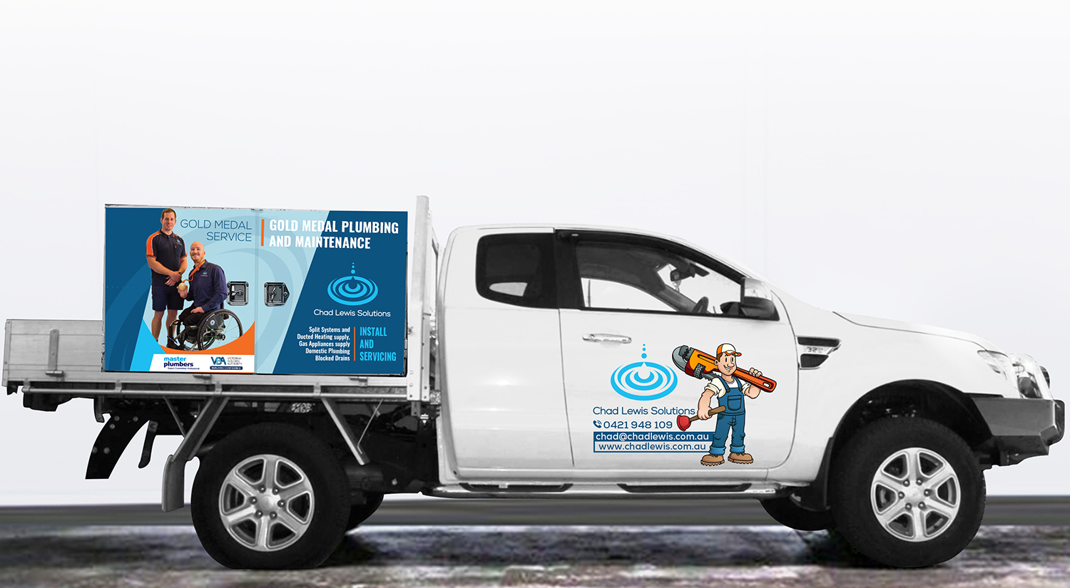 Car Wrap-Design von SAI DESIGNS für Chad Lewis Solutions Pty Ltd | Design #18945516