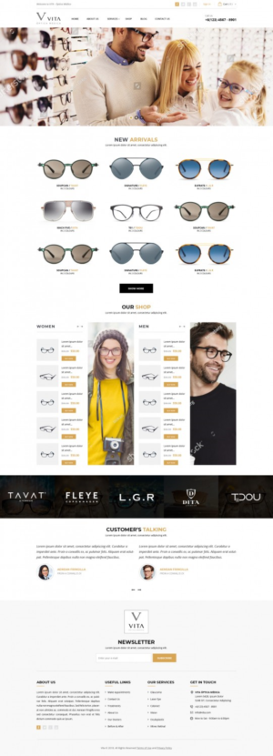 Diseño Web por pentaxial para VITA - optical  | Diseño #19104182