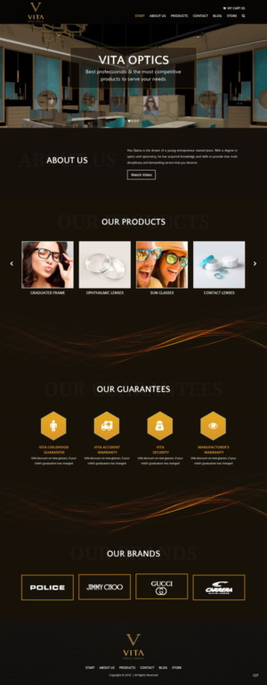 Web-Design von pb für VITA - optical  | Design: #19013014