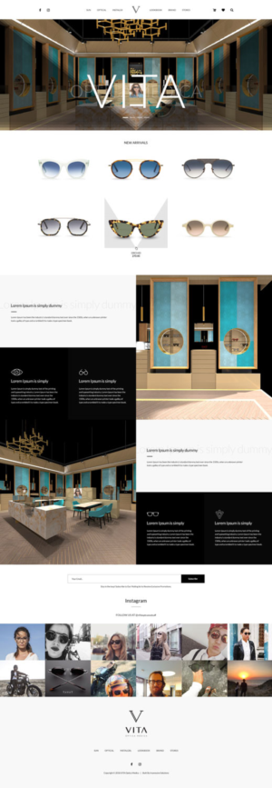 Web Design by Impressive Solutions for VITA - optical  | Design: #19028773