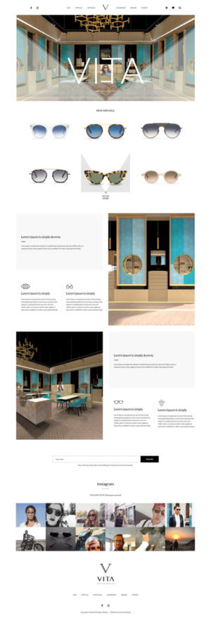 Web Design by Impressive Solutions for VITA - optical  | Design: #19043025