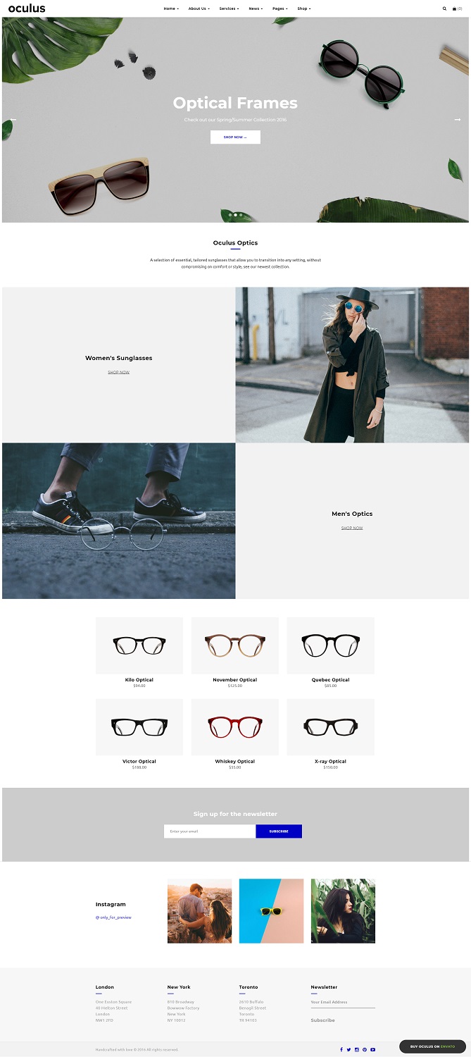 Web Design by farins88 for VITA - optical  | Design #19039894