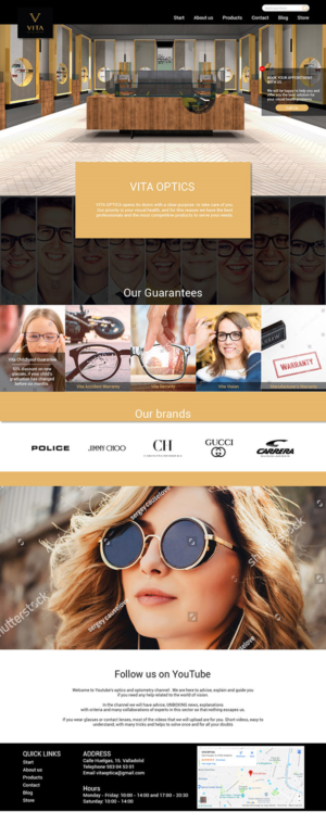 Web-Design von Randesign für VITA - optical  | Design: #19017977