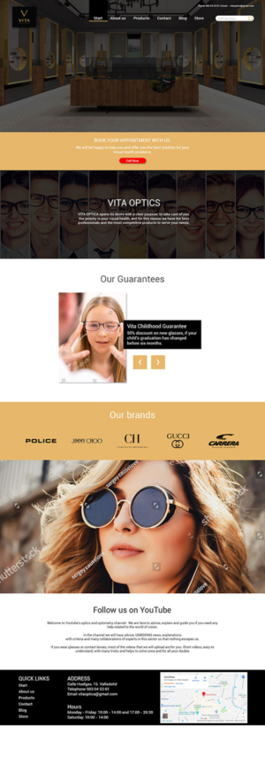 Web-Design von Randesign für VITA - optical  | Design: #19028389