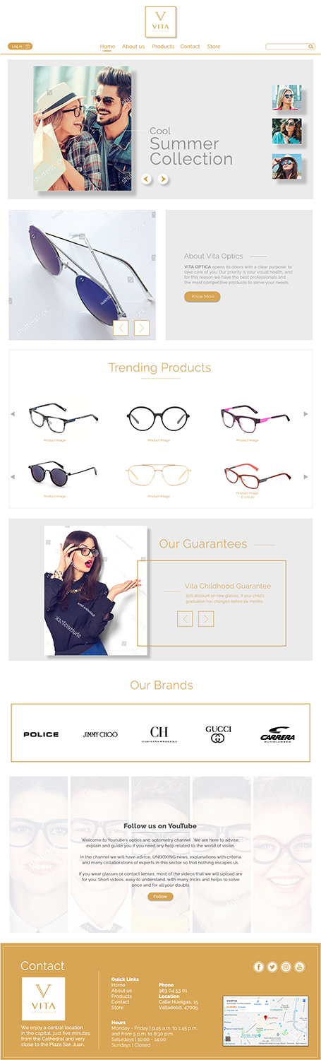 Web-Design von Randesign für VITA - optical  | Design #19055279