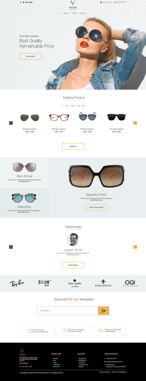 Web-Design von bdesigner9 für VITA - optical  | Design: #19029564