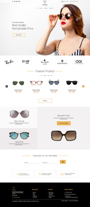 Web-Design von bdesigner9 für VITA - optical  | Design: #19029565